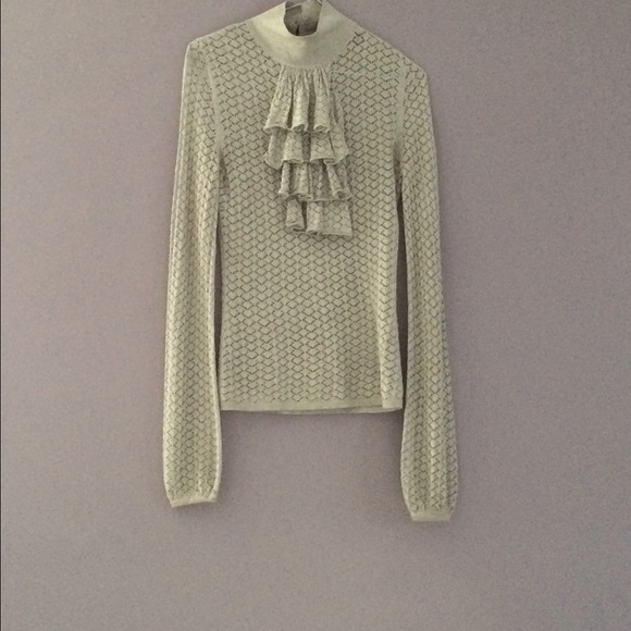 Vintage Silver Grey Top