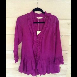 Rebecca Taylor silk blouse- NEW WITH TAGS!!