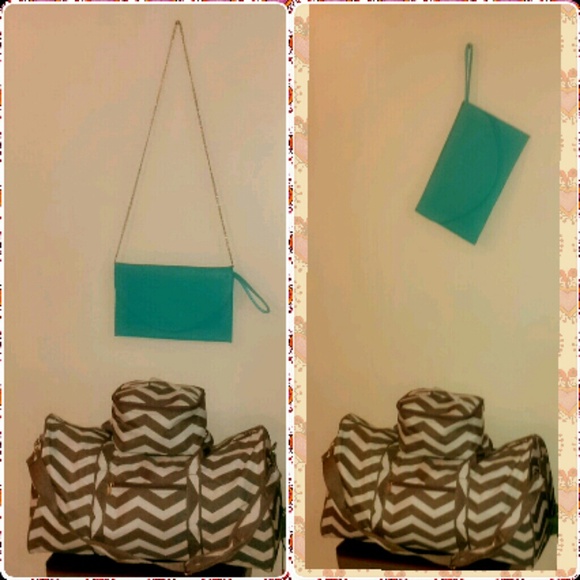 SOLD! Clutch, Travel Bag, and Cosmetic Bag!!!!
