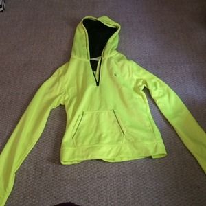 Neon yellow danskin sweatshirt