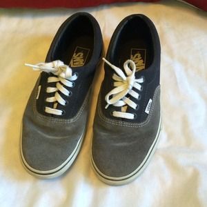 Grey and Navy Vans