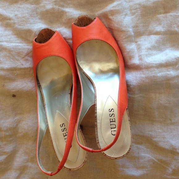 Like new! Orange heels