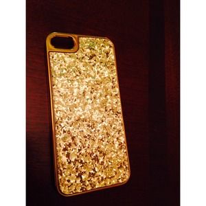 Gold Glitter iPhone 5/5s Case!