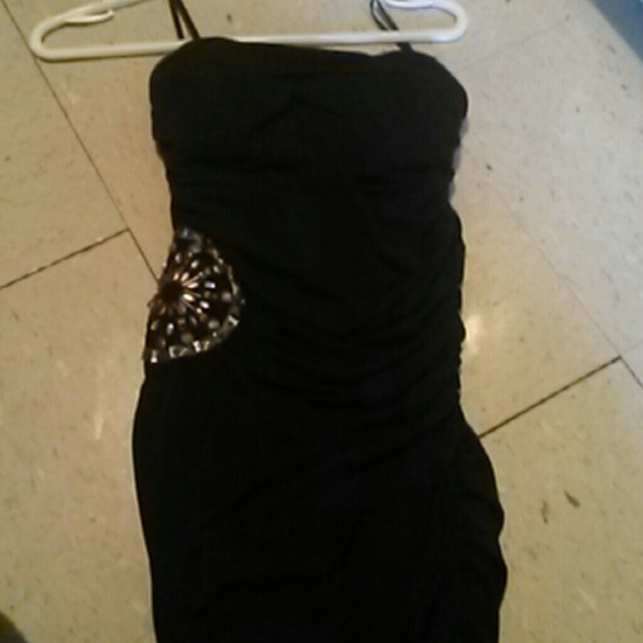 Black cocktail dress