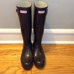 Hunter Tall Wellies size 8