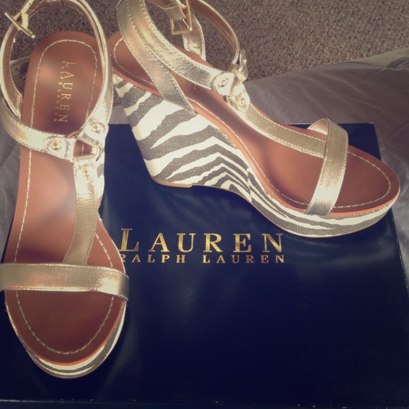 Gold Zebra wedges