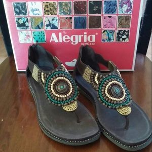 Alegria Zan Choco Sandals