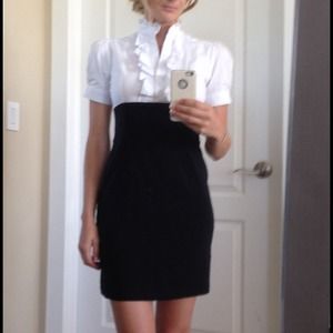 Classy Black and White dress
