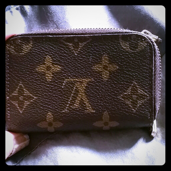Louis Vuitton key and small change wristle