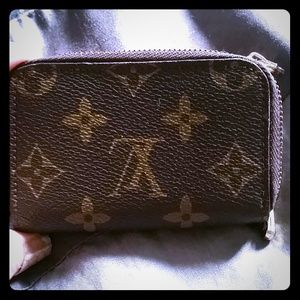 Louis Vuitton key and small change wristle