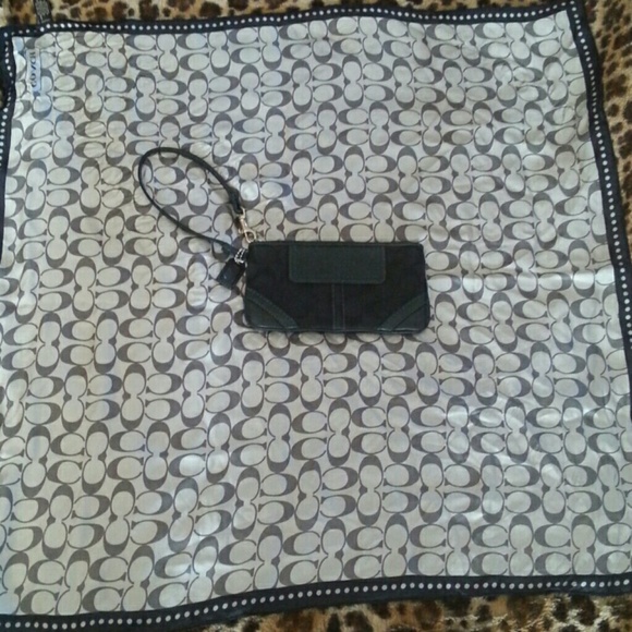 Coach scarf and wristlet bundle reduced today only