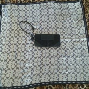 Coach scarf and wristlet bundle reduced today only