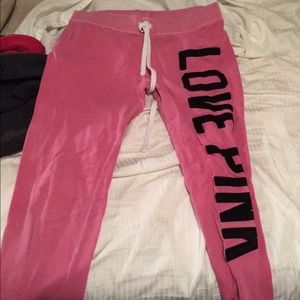 Victoria's Secret pink brand Capri sweats