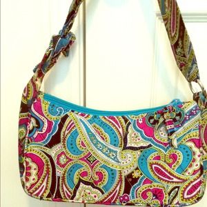Retired Limited Edition Silk Paisley Daphne Bag