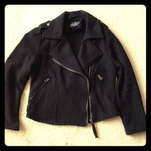 Black trendy Lucky jacket size XS, 3/4 sleeves