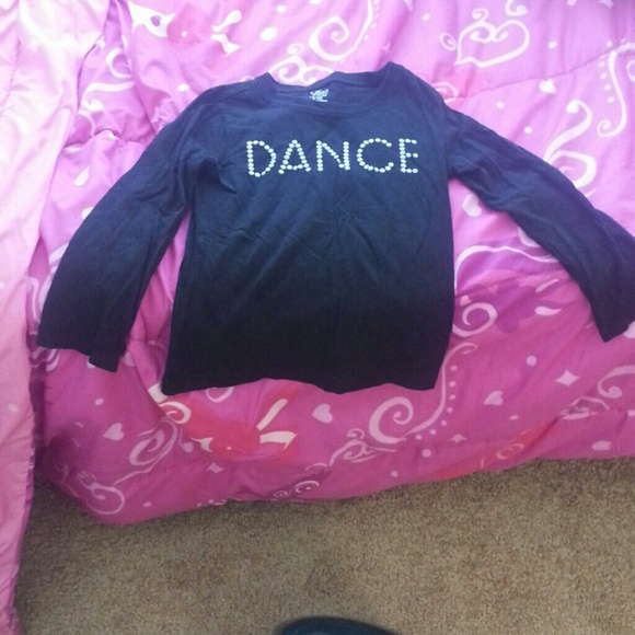 Kids long sleeve Dance shirt worn twice size S