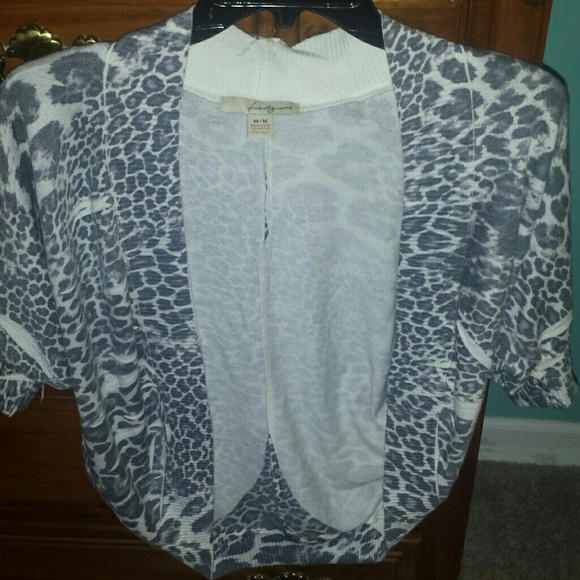 Forever 21 Cheetah shrug