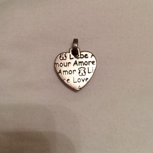 Amour. Amor. Love Pendant