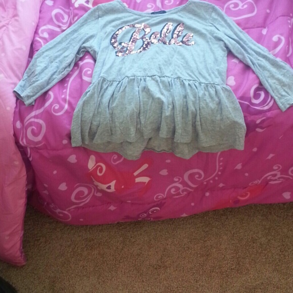 Girls grey Belle shirt size L