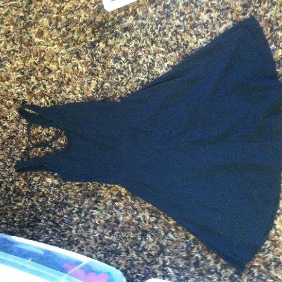 Black sun dress