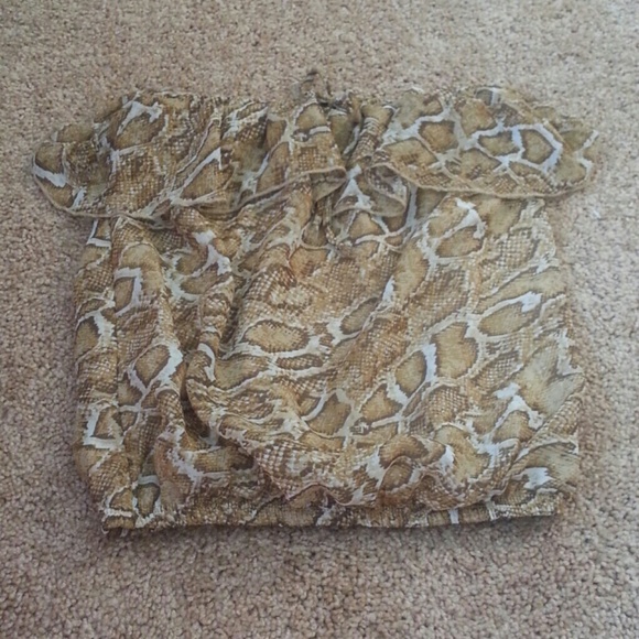 Sexy snake skin pattern tank