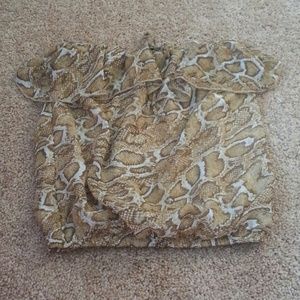 Sexy snake skin pattern tank