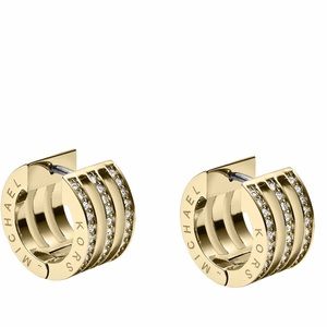 Michael Kors Brilliance Pave Open Pave Huggie ea🌻