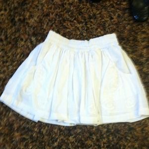 White Abercrombie skirt