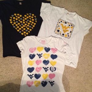 WVU t shirts💜