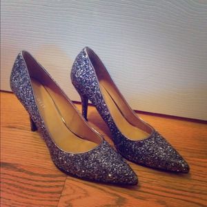 Nine Wes sparkle heels