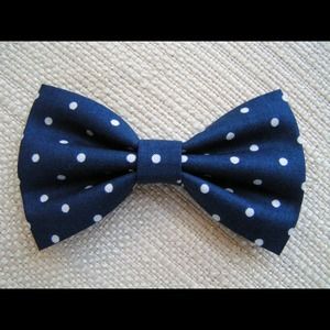 Polka dot hair bow