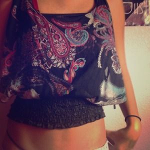 Retro Colored Celly K. Blouse