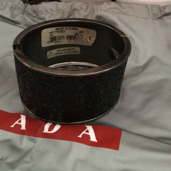 Black sequence cuff from Macy's