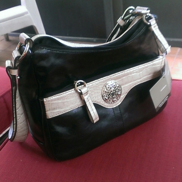 Giani Bernini Handbag, Glazed Leather Hobo