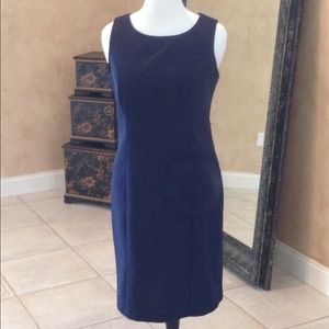 Navy blue sheath dress