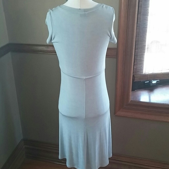 Lovely Gray-blue Dress - Picture 2 of 4