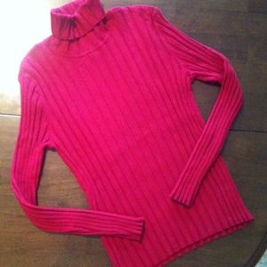 Bundled- Talbots Petites S red turtleneck sweater