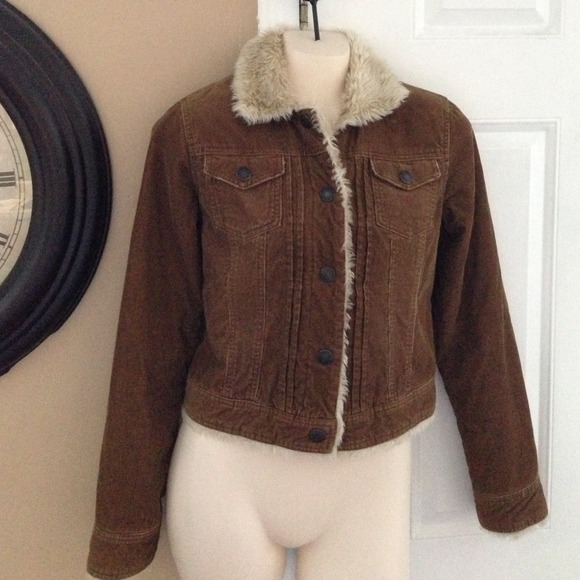 Abercrombie & Fitch Jackets & Blazers - Brown corduroy coat