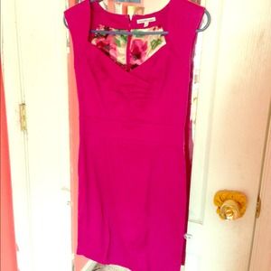Beautiful and sophisticated dark pink dress