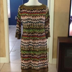 Aztec designed dress