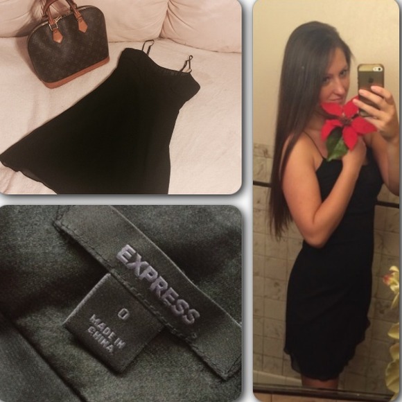 BUNDLE💕Beautiful vintage EXPRESS black dress💕