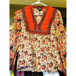 Lucky Brand Peasant Top