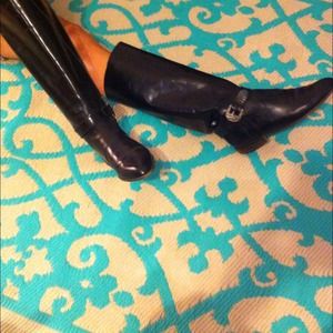 Italian leather black boots