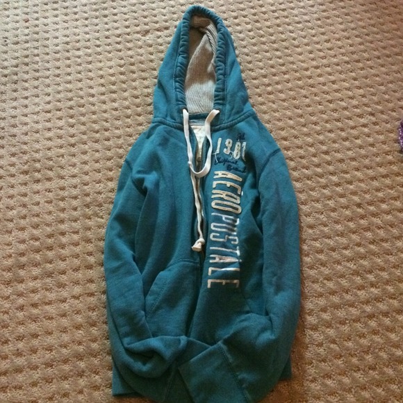 Blue hoodie
