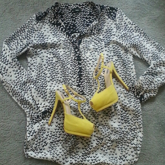 T-Strap Platform Peep Toe Heels