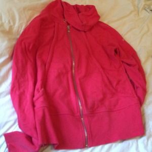 DKNY jeans hot pink sports sweater