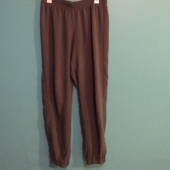 Grey hollister jogger pants