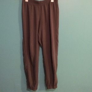 Grey hollister jogger pants