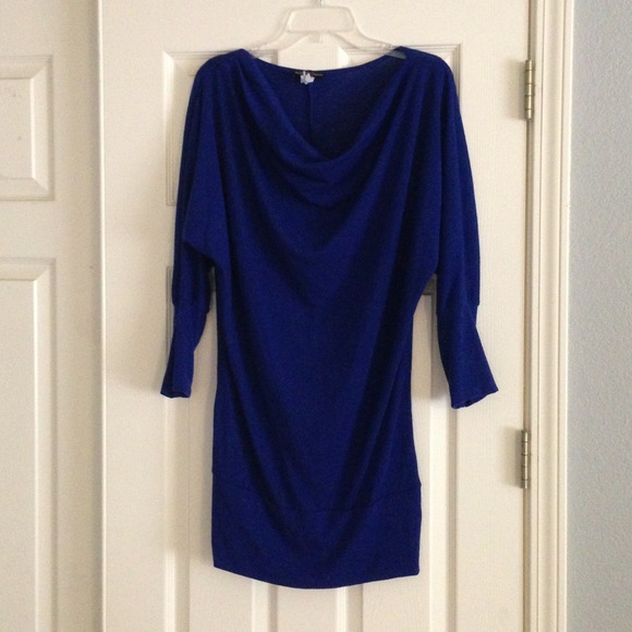 Drape neck tunic