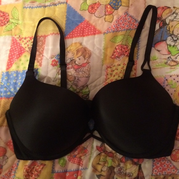 Victorias Secret black plunge bra 36C